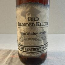 【古酒】アウトローバーボン 12年 コールドブラデッドキラー Outlaw Bourbon 12yo Cold Blooded Killer 【オールドボトル】_画像2