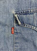 S-604 USED Levi's 長袖ウエスタンデニムシャツ　XXL(US-FIT)_画像5