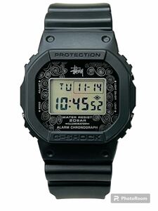 【電池交換済】G-SHOCK×STUSSY G-ショック×ステューシー 3rdコラボモデル 25周年記念 DW-5000ST-1JR