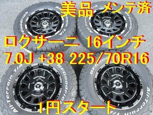 225/70R16インチ BF グッドリッチ ロクサーニ バトルシップネオ 7.0J 5-114.3 +38 RAV4 デリカD:5 アウトランダー エクストレイル バディ