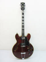 F8074●グレコ セミアコ ギター●Greco SA-500 ?●グネコロゴ●ヴィンテージ エレキギター●1970's 70年代 ? Vintage Guitar●動作確認済_画像2