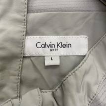 Calvin Klein カルバンクライン ナイロンジャケット スポーツウェア ゴルフ GOLF サイズL グレー 灰色 メンズ トップス 最落なし （R9）_画像6