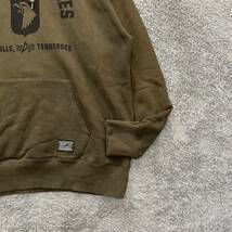 ALPHA INDUSTRIES アルファインダストリーズ スウェット トレーナー プルオーバー サイズ3L カーキ グリーン 緑 トップス 最落なし （T9）_画像5