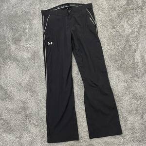 UNDER ARMOUR アンダーアーマー ナイロンパンツ シャカパン シャカシャカ サイズ82 ブラック 黒 メンズ ボトムス 最落なし （S10）