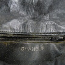 67405★1円スタート★CHANEL シャネル マトラッセ ターンロック ココマーク ポーチ ウエストバッグ ラムスキン ブラック_画像10