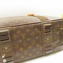 67570★1円スタート★LOUIS VUITTON ルイヴィトン 中極美品 サテライト70 ヴィンテージ 旅行鞄 トラベル モノグラム ボストンバッグヌメ革_画像6