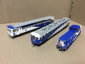 奥出雲おろち号　DE10 12系客車　【HO 16.5mm 1/80】