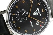 ドイツのJunkers ユンカース Eisvogel F13 クォーツ腕時計 バウハウス・デザインウォッチ 6730-5QZ メーカー希望小売価格41,800円_画像3