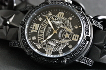 VOLTAGE ボルテージ Vanson Leathers バンソン コラボモデル クォーツ腕時計 デザイン バイク メーカー希望小売価格33,000円_画像3