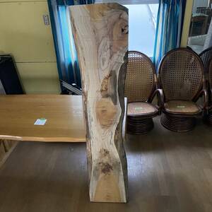  P0568 欅　ケヤキ　一枚板　天然木　無垢板　DIY テーブル　カウンター　ダイニング　材料　厚み4㎝　幅180㎝