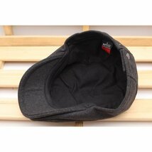 ハンチング帽子 シンプル ウール混 帽子 キャップ 56cm~59cm メンズ ・レディース GY HC67-2_画像6