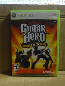 XBOX360 GUITAR HERO WORLD TOUR 送料無料 北米版 国内本体動作可 海外 輸入 ギターヒーロー ワールド ツアー