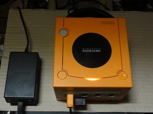 Nintendo ゲームキューブ 本体 電源アダプター 送料無料 前期型 中古動作品 オレンジ 任天堂 GC GAMECUBE