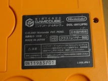 Nintendo ゲームキューブ 本体 電源アダプター 送料無料 前期型 中古動作品 オレンジ 任天堂 GC GAMECUBE_画像4