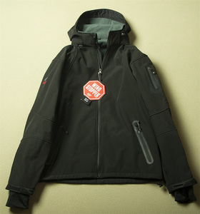 NFY31-2XL マウンテンパー 防水 防風防寒 登山服 ハイキング 防寒着 防水 マウンテンジャケット メンズ アウトドアウェア 黒