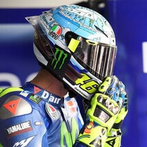 ST-030 MotoGP 46 バレンティーノ ロッシ Valentino Rossi AGV ヘルメット シールド 3M ステッカー 8点セット 反射剤入り_画像4