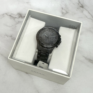 未使用自宅保管品 [フォッシル] 腕時計 ハイブリッドスマートウォッチHR FTW7017 メンズ
