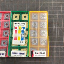 【D03】未使用 三菱 超硬チップ CNMG120408, 120416系 スローアウェイチップ まとめ 開封品有り ケース汚れ有り_画像4