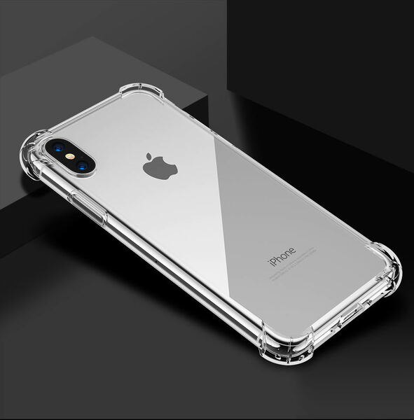 【２個セット】iphone Xs iphoneX クリア シリコン ケース カバー ショック軽減 ケース