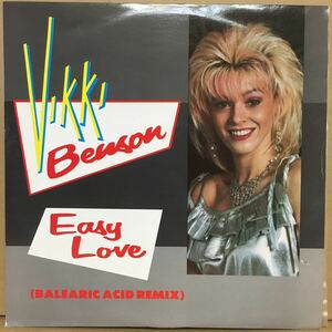 12' VIKKI BENSON / EASY LOVE ( BALEARIC ACID REMIX )