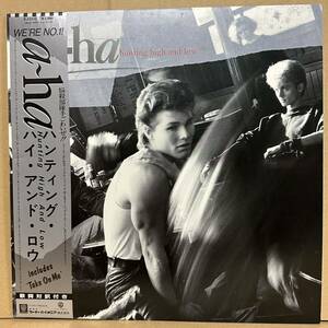 【LP】帯付　a-ha / HUNTING HIGH AND LOW　※ TAKE ON ME 収録