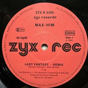 【12'】 MAX HIM / LADY FANTASY (REMIX)