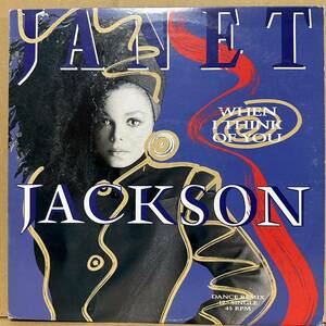 【12'】 JANET JACKSON / WHEN I THINK OF YOU 〜 あなたを想うとき 〜