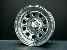 TSW DAYTONA クローム 15X7J+20 5穴114.3 ホイール4本セット　＜100系ハイエース/Y30/ハイラックス/130クラウンなどに＞_画像4