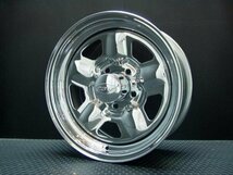 スター 15インチ タイヤホイールセット 4本 TSW STAR クローム 15X7J+20 5穴114.3 GOODYEAR LS EXE 195/50R15_画像4