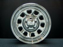 デイトナ 16インチ タイヤホイールセット 4本 TSW DAYTONA クローム 16X7J+35 5穴114.3 TOYO H30 ホワイトレター 215/65R16C_画像3