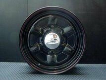 スター 16インチ タイヤホイールセット 4本 TSW STAR ブラック 16X7J+35 6穴139.7 TOYO H30 ホワイトレター 215/65R16C_画像3