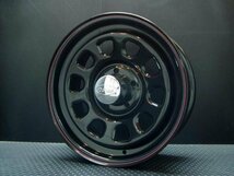 特価 TSW DAYTONA ブラック 16X7J+35 5穴114.3 GOODYEAR ナスカー 215/65R16C 4本セット (ハイエース100系/152系ハイラックス)_画像4