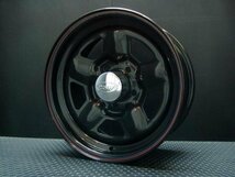 特価 TSW STAR ブラック 15X7J+20 5穴114.3 ホイール4本セット (100系ハイエース/Y30/130クラウン/ハイラックス)_画像4