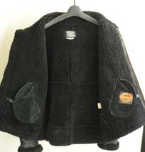 USA製 US SHEEPSKIN B-3 ムートン ジャケット 黒 size M_画像4