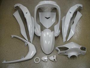  Cygnus X SE44J 2 type 28S exterior cowl 12 point set glossy white white rear spoiler attaching after market goods 