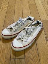 コンバース CONVERSE オールスター US7 USA アメリカ製 生成り_画像1