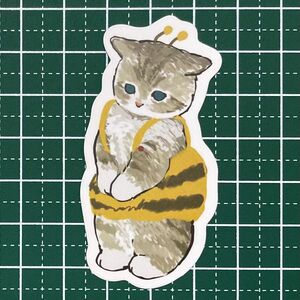 ステッカー 防水 おしゃれ 可愛い 猫 CAT BEE コスプレ パンツ シャイ
