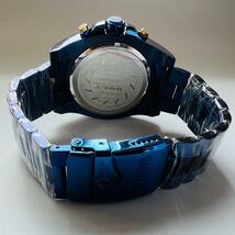INVICTA インビクタ ボルト 腕時計 メンズ ブルー 新品 クォーツ 電池式 クロノグラフ 青 ブランド 専用ケース付属 重量感 海外品 52mm_画像8