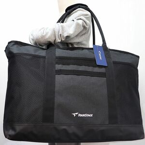 ★ブリヂストン ゴルフ GOLF ツアーステージ 新品 ビッグ 特大 BIG!! ボストンバッグ トートバッグ BAG 鞄 黒 [1224142C2T-14]一 六★QWER