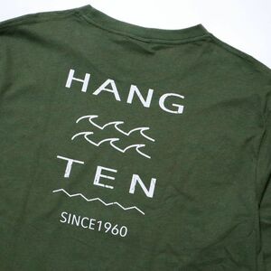 ★ハンテン HANGTEN 新品 メンズ カジュアル バックプリント 長袖 ロング Tシャツ ロンT XXXLサイズ [SO305K-YG4-4L] 一 三 零★QWER