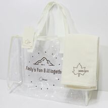 ★ロゴス LOGOS DAYS アウトドア 新品 キャンプ サウナ ビニール バッグ パイル フェイス タオル 2点セット[SET333710AL1-10]一 六 ★QWER_画像1