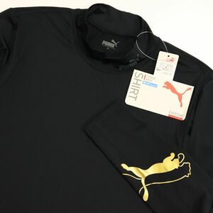 ●送料390円可能商品 プーマ PUMA ゴルフ GOLF DRY コンプレッション 長袖 ハイネックシャツ インナー 黒[3SPU121-BKGOL-LL] 三 参★QWER