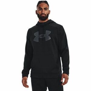 ★アンダーアーマー UNDER ARMOUR UA 新品 メンズ 裏毛 スウェット ビッグロゴ パーカー ジャケット 黒 [13733520011N-M] 二 壱★QWER