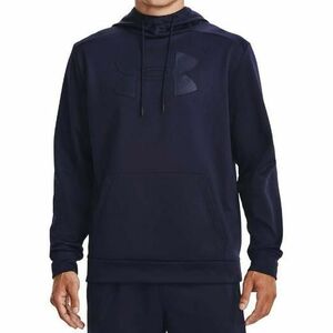 ★アンダーアーマー UNDER ARMOUR UA 新品 メンズ 裏毛 スウェット ビッグロゴ パーカー ジャケット 紺 [13733524101N-M] 二 壱★QWER