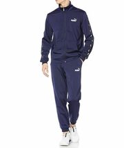 ★プーマ PUMA 新品 メンズ 暖かい トリコット ジャージ ジャケット パンツ 上下セット セットアップ SET[SET849543061N-XL] 五 参★QWER_画像3