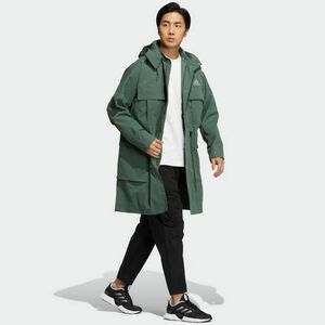 ★アディダス adidas 新品 メンズ PRSVE ロング ウーブンジャケット ロングジャケット ロングコート XLサイズ[HM2710-XL] 二 参★QWER