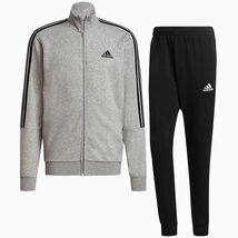 ★アディダス ADIDAS 新品 メンズ M ESS 3S スウェットスーツ スポーツウェア 上下セット スーツ XLサイズ[SETGK9975-O] 五 参★QWER★_画像5