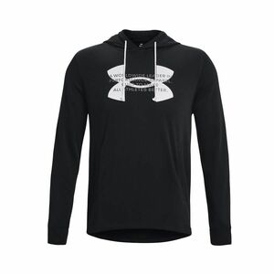 ★アンダーアーマー UNDER ARMOUR UA 新品 メンズ 裏毛 スウェット ビッグロゴ パーカー ジャケット 黒 L[13733820011N-L] 二 弐★QWER