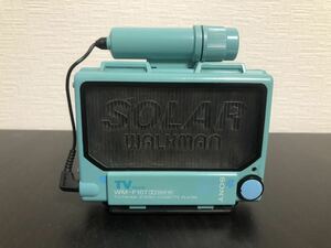 希少 レトロ レアカラー SONY ソニー WALKMAN WM-F107 SOLAR ウォークマン ステレオカセットプレーヤー ジャンク