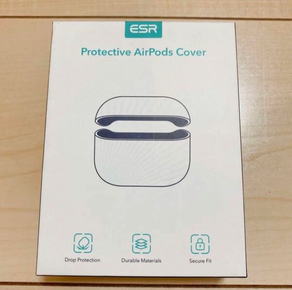 ESR AirPods3 ケース 2021 マグネットケース 磁気充電対応 ブラック 黒 カバー cover ワイヤレスイヤホン